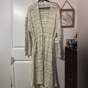 NWT Free People Knitted Duster